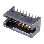 Samtec TFM Series Straight Surface Mount PCB Header, 14 Contact(s), 1.27mm Pitch, 2 Row(s), Shrouded