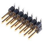 Samtec TSM Series Straight Surface Mount Pin Header, 14 Contact(s), 2.54mm Pitch, 2 Row(s), Unshrouded