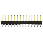 Samtec TSW Series Straight Through Hole Pin Header, 14 Contact(s), 2.54mm Pitch, 1 Row(s), Unshrouded