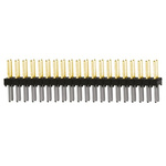 Samtec TSW Series Straight Through Hole Pin Header, 40 Contact(s), 2.54mm Pitch, 2 Row(s), Unshrouded