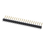 Samtec TSW Series Straight Through Hole Pin Header, 20 Contact(s), 2.54mm Pitch, 1 Row(s), Unshrouded