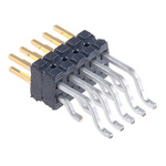 Samtec FTSH Series Right Angle Surface Mount Pin Header, 10 Contact(s), 1.27mm Pitch, 2 Row(s), Unshrouded