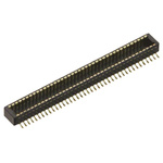 Hirose DF40 Series Straight Surface Mount PCB Header, 80 Contact(s), 0.4mm Pitch, 2 Row(s), Shrouded