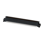 Molex SlimStack Series Straight Surface Mount PCB Header, 100 Contact(s), 0.64mm Pitch, 2 Row(s), Shrouded