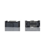 Samtec SHF Series Straight Surface Mount PCB Header, 10 Contact(s), 1.27mm Pitch, 2 Row(s), Shrouded
