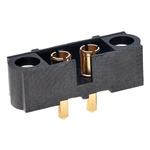 HARWIN Datamate Mix-Tek Series Straight Through Hole PCB Header, 2 Contact(s), 4.0mm Pitch, 1 Row(s), Shrouded
