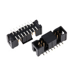 3M 2500 Series Straight Surface Mount PCB Header, 16 Contact(s), 2.54mm Pitch, 2 Row(s), Shrouded