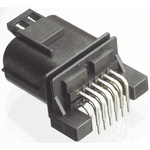 JAE MX23A Series Right Angle Through Hole PCB Header, 12 Contact(s), 2.5mm Pitch, 2 Row(s), Shrouded