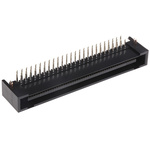 JAE TX25 Series Right Angle Through Hole PCB Header, 100 Contact(s), 1.27mm Pitch, 2 Row(s), Shrouded