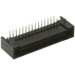 JAE TX25 Series Right Angle Through Hole PCB Header, 30 Contact(s), 1.27mm Pitch, 2 Row(s), Shrouded