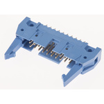 TE Connectivity AMP-LATCH, 2.54mm Pitch, 20 Way, 2 Row, Straight PCB Header, Through Hole