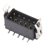 HARWIN Datamate L-Tek Series Right Angle Surface Mount PCB Header, 10 Contact(s), 2.0mm Pitch, 2 Row(s), Shrouded