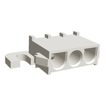 TE Connectivity Universal MATE-N-LOK Series Right Angle Through Hole PCB Header, 3 Contact(s), 6.35mm Pitch, 1 Row(s),