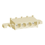 TE Connectivity Universal MATE-N-LOK Series Right Angle Through Hole PCB Header, 4 Contact(s), 6.35mm Pitch, 1 Row(s),
