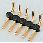 HARWIN M22 Series Right Angle Through Hole Pin Header, 8 Contact(s), 2.0mm Pitch, 1 Row(s), Unshrouded