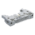 Harting SEK 18 Series Straight Through Hole PCB Header, 20 Contact(s), 2.54mm Pitch, 2 Row(s), Shrouded