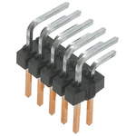 Molex C-Grid III Series Right Angle Through Hole Pin Header, 14 Contact(s), 2.54mm Pitch, 2 Row(s), Unshrouded