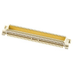 Molex SlimStack Series Straight Surface Mount PCB Header, 80 Contact(s), 0.5mm Pitch, 2 Row(s), Shrouded