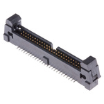 Samtec EHF Series Straight Surface Mount PCB Header, 50 Contact(s), 1.27mm Pitch, 2 Row(s), Shrouded
