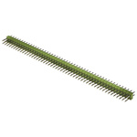 TE Connectivity AMPMODU MOD II Series Straight Through Hole Pin Header, 100 Contact(s), 2.54mm Pitch, 2 Row(s),