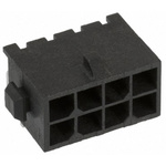 TE Connectivity Micro MATE-N-LOK Series Right Angle Through Hole PCB Header, 8 Contact(s), 3.0mm Pitch, 2 Row(s),