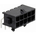 TE Connectivity Micro MATE-N-LOK Series Right Angle Through Hole PCB Header, 10 Contact(s), 3.0mm Pitch, 2 Row(s),