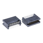 Samtec TFM Series Straight Surface Mount PCB Header, 20 Contact(s), 1.27mm Pitch, 2 Row(s), Shrouded