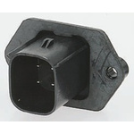 Molex MX150L Series Straight Through Hole PCB Header, 4 Contact(s), 5.84mm Pitch, 2 Row(s), Shrouded