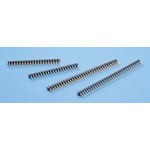 Euroind SIB Series Straight Through Hole Pin Header, 32 Contact(s), 2.54mm Pitch, 1 Row(s), Unshrouded
