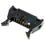 Hirose HIF3B Series Straight Through Hole PCB Header, 16 Contact(s), 2.54mm Pitch, 2 Row(s), Shrouded