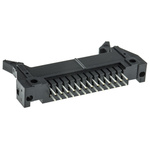 Hirose HIF3B Series Straight Through Hole PCB Header, 26 Contact(s), 2.54mm Pitch, 2 Row(s), Shrouded