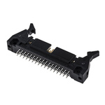 Hirose HIF3B Series Straight Through Hole PCB Header, 34 Contact(s), 2.54mm Pitch, 2 Row(s), Shrouded