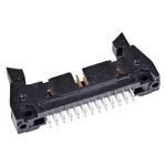 3M 3000 Series Straight Through Hole PCB Header, 26 Contact(s), 2.54mm Pitch, 2 Row(s), Shrouded