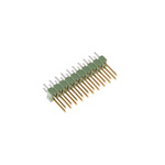 TE Connectivity AMPMODU MOD II Series Straight Through Hole Pin Header, 20 Contact(s), 2.54mm Pitch, 2 Row(s),