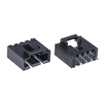 Molex SL Series Straight Through Hole PCB Header, 4 Contact(s), 2.54mm Pitch, 1 Row(s), Shrouded
