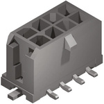 Molex Micro-Fit 3.0 Series Straight Surface Mount PCB Header, 8 Contact(s), 3.0mm Pitch, 2 Row(s), Shrouded