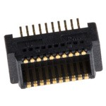 Molex SlimStack Series Straight Surface Mount PCB Header, 20 Contact(s), 0.5mm Pitch, 2 Row(s), Shrouded