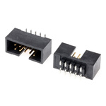 Amphenol Communications Solutions Quickie Series Straight Surface Mount PCB Header, 10 Contact(s), 2.54mm Pitch, 2