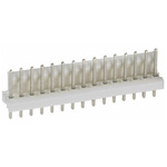 TE Connectivity MTA-100 Series Straight Through Hole Pin Header, 15 Contact(s), 2.54mm Pitch, 1 Row(s), Unshrouded