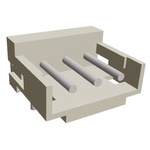 TE Connectivity AMP CT Series Right Angle Through Hole PCB Header, 3 Contact(s), 2.0mm Pitch, 1 Row(s), Shrouded