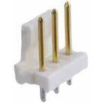 TE Connectivity MTA-156 Series Straight Through Hole Pin Header, 3 Contact(s), 3.96mm Pitch, 1 Row(s), Unshrouded