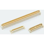 TE Connectivity Free Height Series Straight Surface Mount PCB Header, 40 Contact(s), 0.8mm Pitch, 2 Row(s), Shrouded