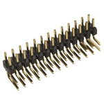 HARWIN M22 Series Right Angle Through Hole Pin Header, 16 Contact(s), 2.0mm Pitch, 2 Row(s), Unshrouded
