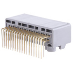JAE MX34 Series Right Angle Through Hole PCB Header, 36 Contact(s), 2.2mm Pitch, 2 Row(s), Shrouded