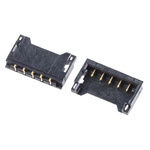 Molex Pico-Ezmate Series Straight Surface Mount PCB Header, 5 Contact(s), 1.2mm Pitch, 1 Row(s), Shrouded