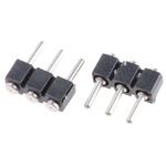Preci-Dip Straight Surface Mount Pin Header, 3 Contact(s), 2.54mm Pitch, 1 Row(s), Unshrouded