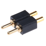 Preci-Dip Straight Through Hole Spring Loaded Connector, 2 Contact(s), 2.54mm Pitch, 1 Row(s), Shrouded