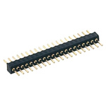 Preci-Dip Straight Through Hole Pin Header, 11 Contact(s), 1.27mm Pitch, 1 Row(s), Unshrouded