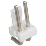 TE Connectivity MTA-156 Series Right Angle Through Hole Pin Header, 2 Contact(s), 3.96mm Pitch, 1 Row(s), Unshrouded