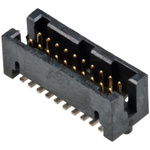 Amphenol ICC Rib-Cage Series Straight Surface Mount PCB Header, 20 Contact(s), 1.27mm Pitch, 2 Row(s), Shrouded